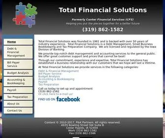 Tfsolutionsgroup.com(Total Financial Solutions) Screenshot