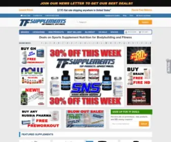 Tfsupplements.com(Discount supplements) Screenshot