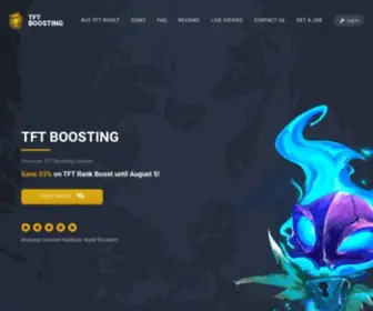 TFT-Boosting.com(TFT Boosting) Screenshot