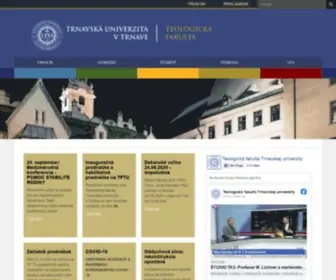 Tftu.sk(Teologická fakulta Trnavskej univerzity) Screenshot