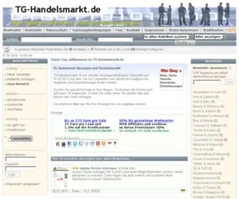 TG-Handelsmarkt.de(Willkommen in) Screenshot