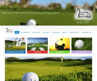 Tgagolf.org(Tacoma Golf Association) Screenshot