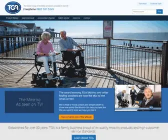 Tgamobility.co.uk(Mobility Scooters) Screenshot