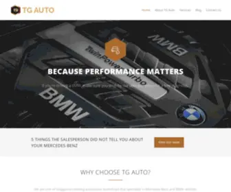 Tgauto.com.sg(Premium Car Repair Services in Singapore) Screenshot