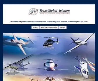 Tgaviation.ca(Transglobal aviation) Screenshot