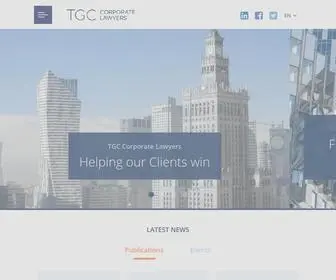 TGC.eu(TGC Corporate Lawyers) Screenshot