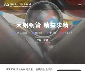 Tgco.com.cn(天钢金属（天津）有限公司) Screenshot