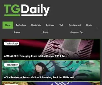 Tgdaily.com(More than the news) Screenshot