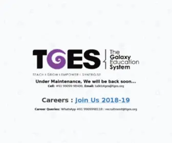 Tges.org(The Galaxy Education System) Screenshot