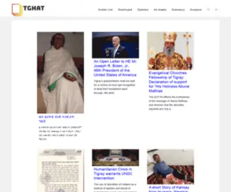 Tghat.com(Document and analyze the war on Tigray) Screenshot