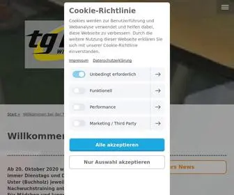 Tghuetten.ch(Willkommen, Ziele, Höhepunkte) Screenshot