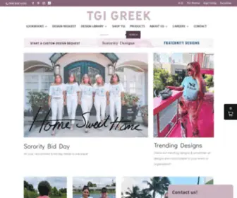 Tgigreek.com(TGI Greek) Screenshot