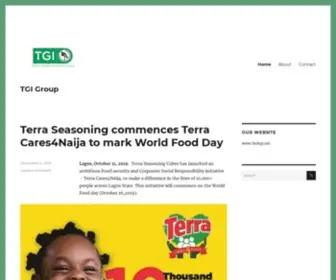 Tgigroup.blog(TGI Group) Screenshot