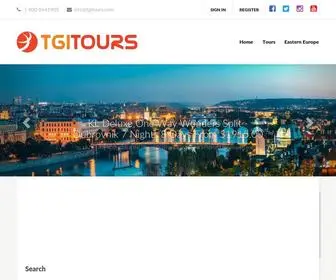 Tgitours.com(Tgi Tours) Screenshot