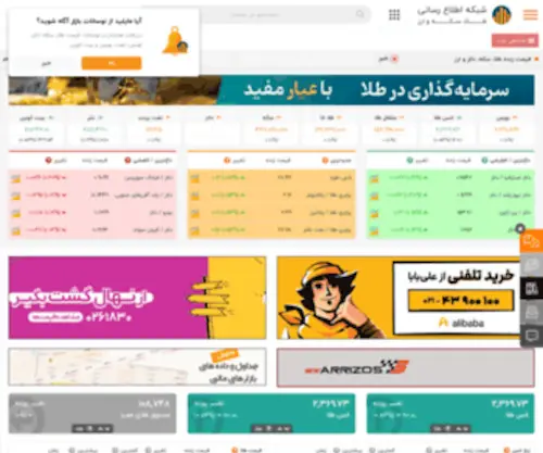 Tgju.org(قیمت طلا) Screenshot