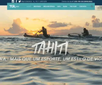 TGksurf.com.br(TGK Surf Operator Surftrip e viagem de surf) Screenshot