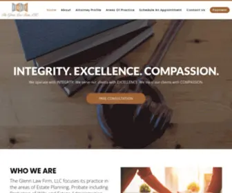 Tglennlaw.com(The Glenn Law Firm) Screenshot