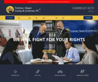 TGllaw.com(New York Personal Injury Law Firm) Screenshot