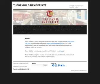 Tgmembers.org(TUDOR GUILD MEMBER SITE) Screenshot