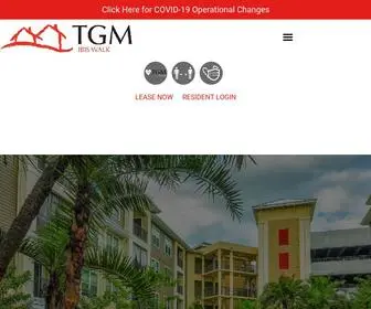 Tgmibiswalk.com(TGM Communities) Screenshot