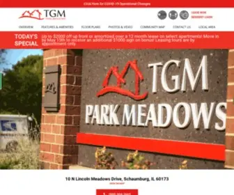 TGmparkmeadows.com(TGM Communities) Screenshot