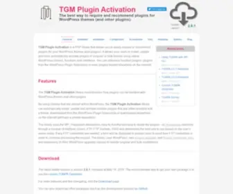 TGMpluginactivation.com(TGM Plugin Activation) Screenshot