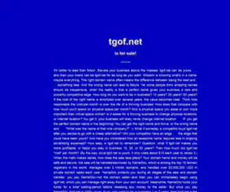 Tgof.net(Tgof) Screenshot