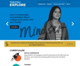 Tgreduexplore.org(TGR EDU Explore) Screenshot