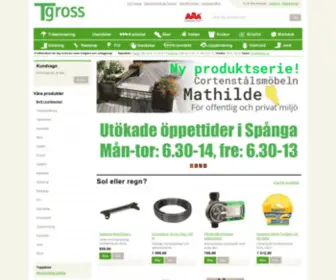 Tgross.se(Handla dina trädgårdsartiklar enkelt och tryggt på) Screenshot