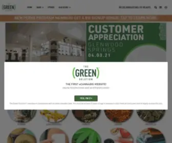 TGscolorado.com(The Green Solution) Screenshot