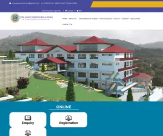 TGssolan.in(THE GOOD SHEPHERD SCHOOL DHARJA RAJGARH ROAD P.O.OACHGHAT SOLAN) Screenshot
