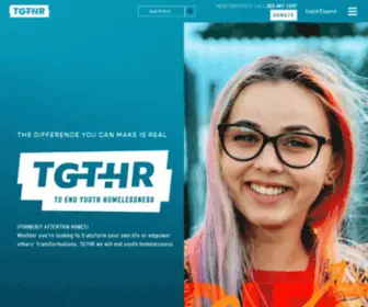 TGTHR.org(The difference you can make) Screenshot