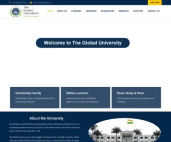 Tguap.co.in(The Global University) Screenshot