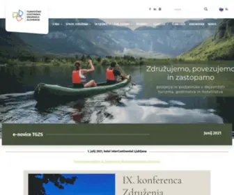 TGZS.si(Turistično gostinska zbornica Slovenije) Screenshot