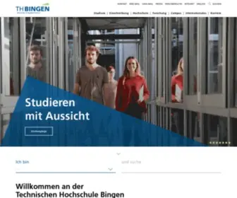 TH-Bingen.de(TH Bingen) Screenshot
