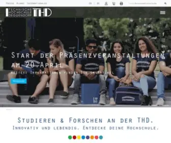 TH-Deg.de(Technische Hochschule Deggendorf) Screenshot
