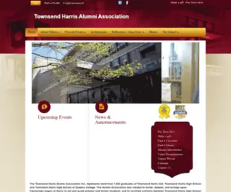 Thaa.org(Townsend Harris HS Alumni Association) Screenshot