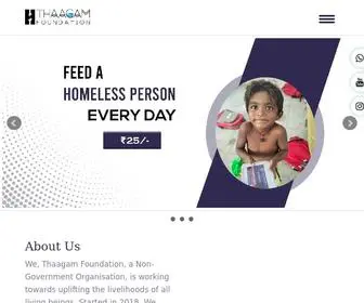 Thaagam.org(Thaagam Foundation) Screenshot