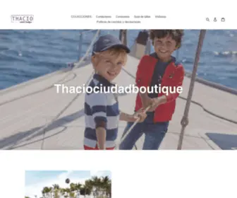 Thaciociudadboutique.com(Mayoral Thacio ciudad boutique ropa niños) Screenshot