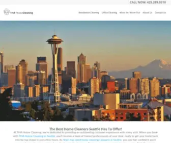 Thacleaning.com(House Cleaning Seattle & Home Cleaning Service) Screenshot