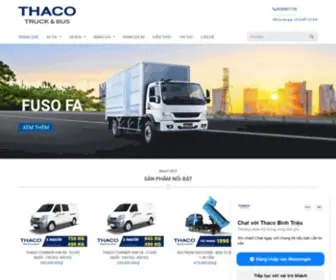 Thacobinhtrieu.com(THACO) Screenshot