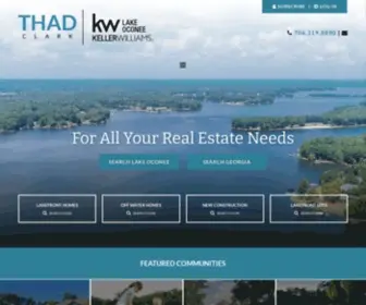 Thadclark.com(For Sale at Lake Oconee) Screenshot