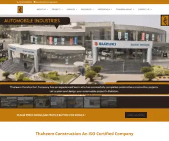 ThaheemGroup.co(Thaheem Construction) Screenshot