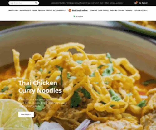 Thai-Food-Online.co.uk(Thai Food Online (authentic Thai supermarket)) Screenshot