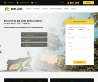 Thai-Moto.com(Free delivery to any point of the island (for rentals of 7 days or more)) Screenshot