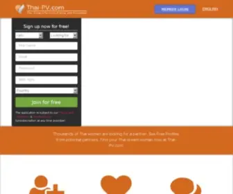 Thai-PV.com(Thai Singles for Love) Screenshot