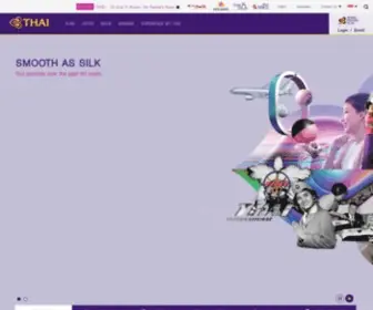 Thaiairways.com.sg(Thai Airways Singapore) Screenshot