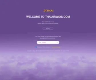 Thaiairways.com(Online Flight Booking) Screenshot