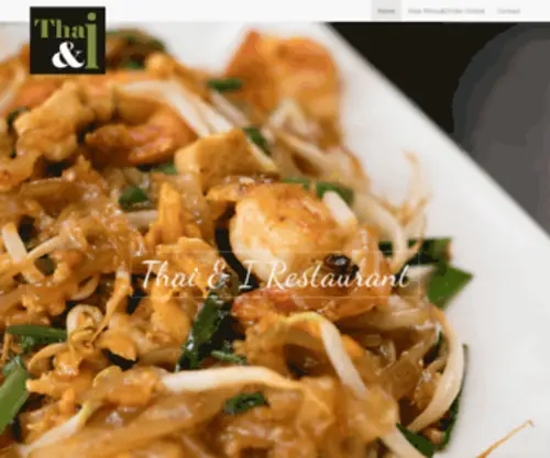 Thaiandikittery.com(Official Thai & I Restaurant) Screenshot