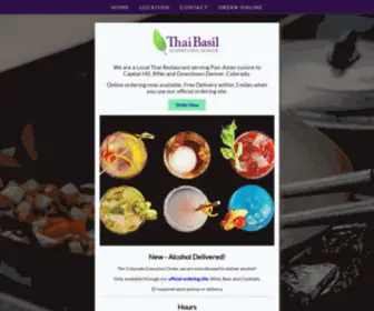 Thaibasil-Denver.com(Hot Thai) Screenshot